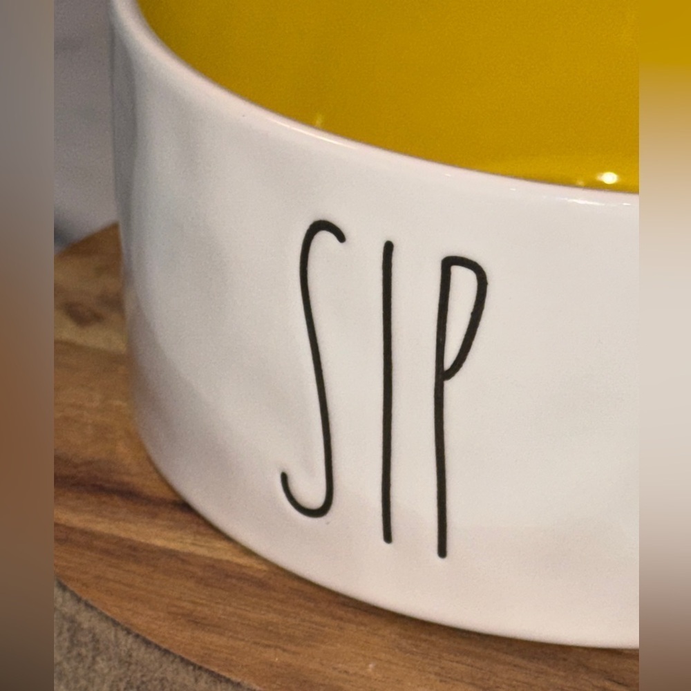 Rae Dunn Sip Medium Pet Bowl - Picture 2 of 6